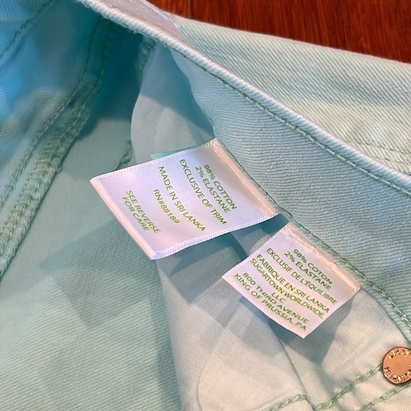 🌸 Lilly Pulitzer South Ocean Skinny Jeans Size 2 - Picture 4 of 8